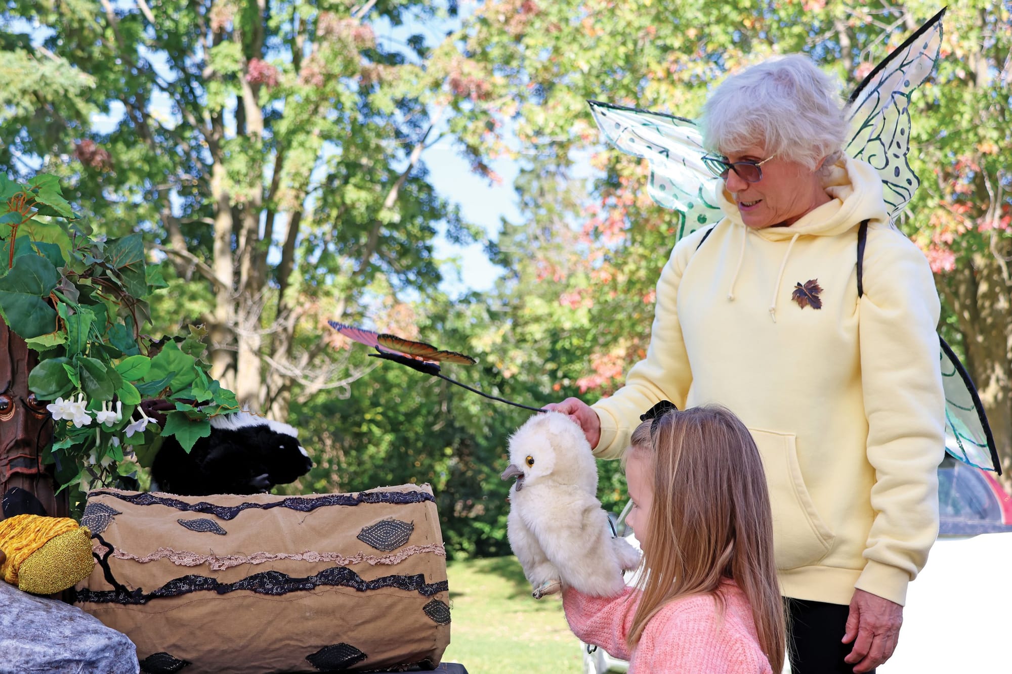 Puppet show at Elora Farmers’ Market