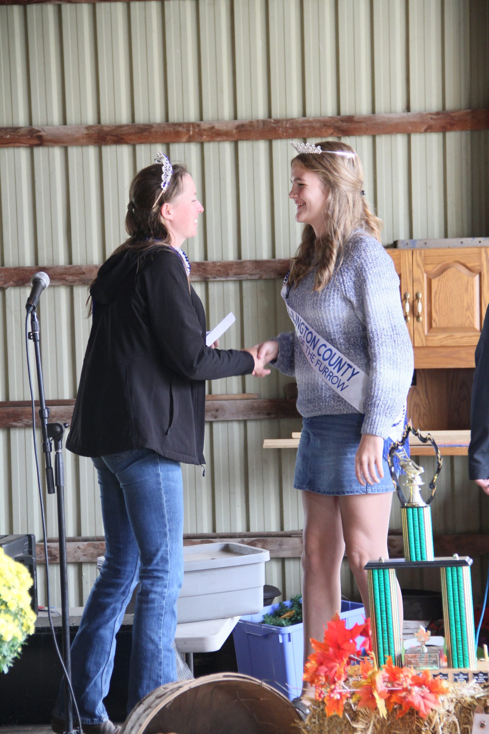 Wellington County Plowmens Association queen and princess of the furrow competitions