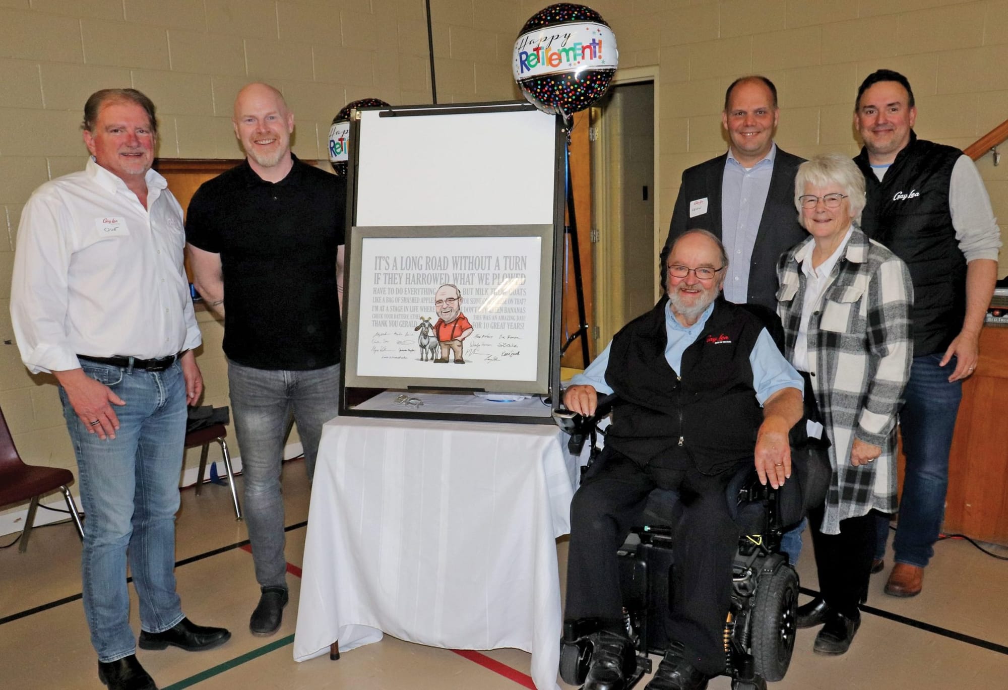 Retirement party for Gay Lea’s Gerald Townsend attracts full house