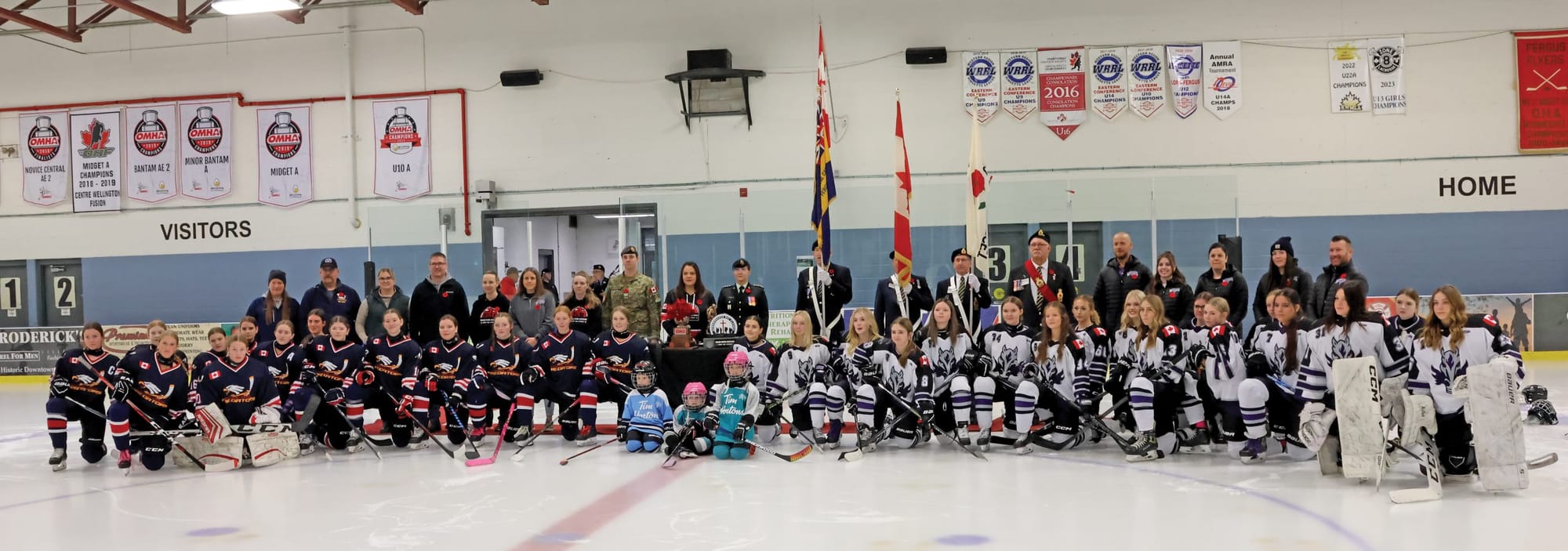 Grand River Mustangs honour veterans with annual Remembrance Day Classic hockey tournament