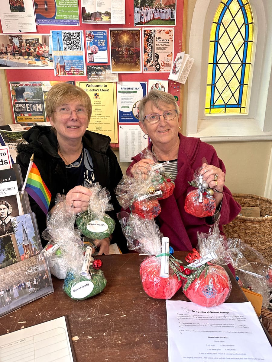 Christmas pudding fundraiser