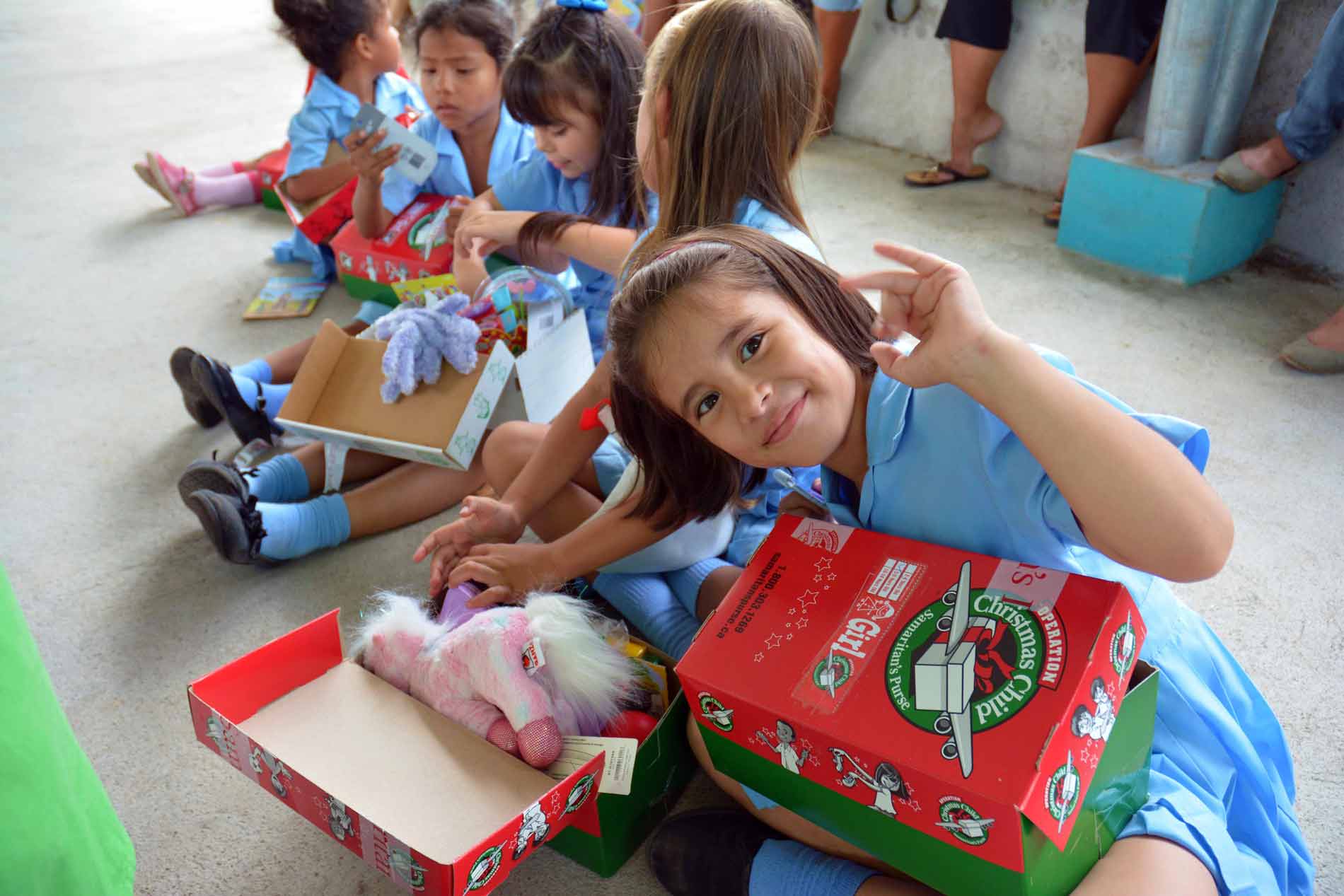 Operation Christmas Child shoebox gifts support children in need