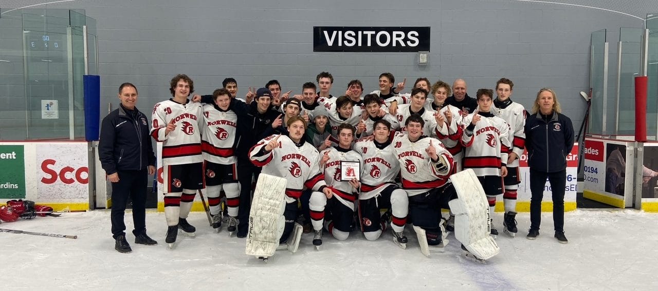 Norwell District Secondary School hockey team wins gold