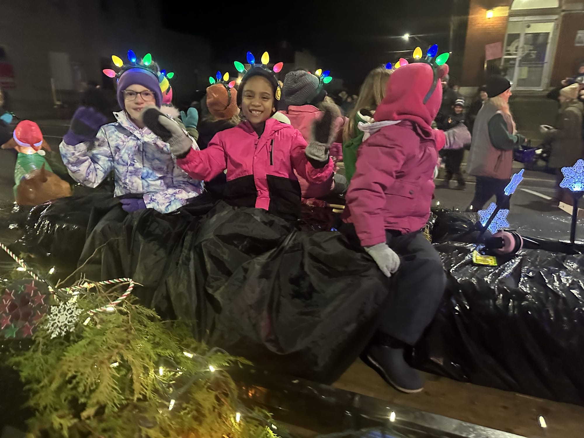 Guests lined the streets for Harriston's Santa Claus parade