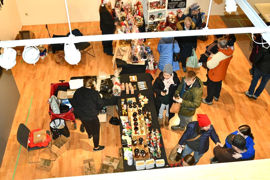 Shoppers flock to Christmas market at county museum