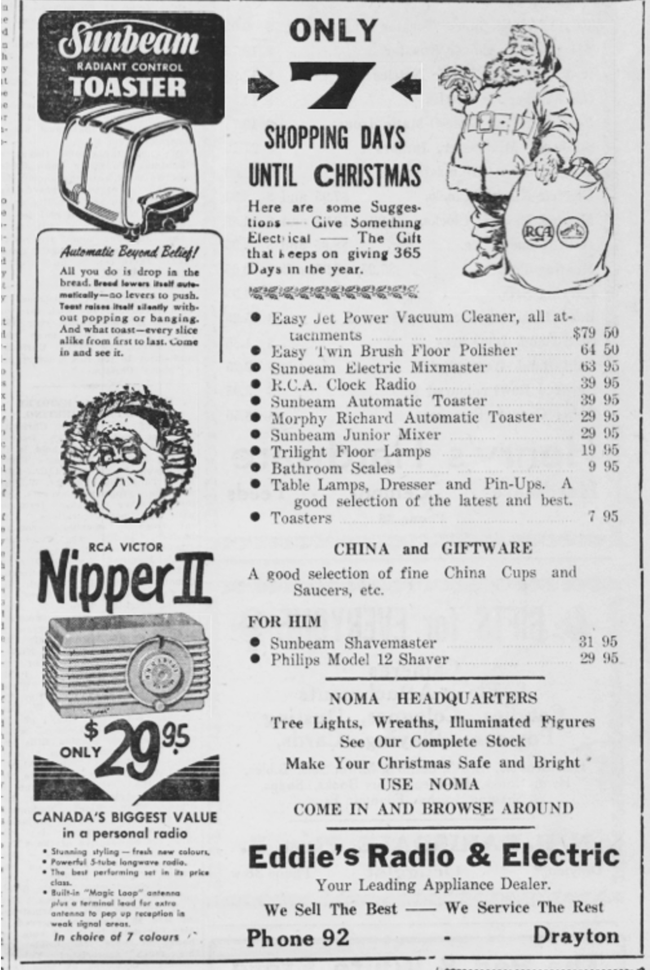 News from the Mapleton Township area in 1928, 1953