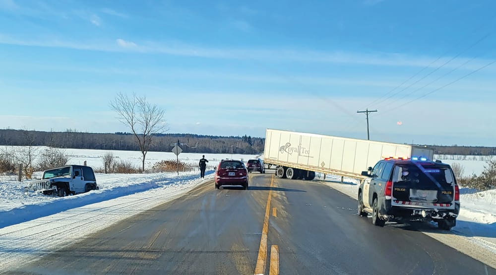 Collision on on Wellington Road 18