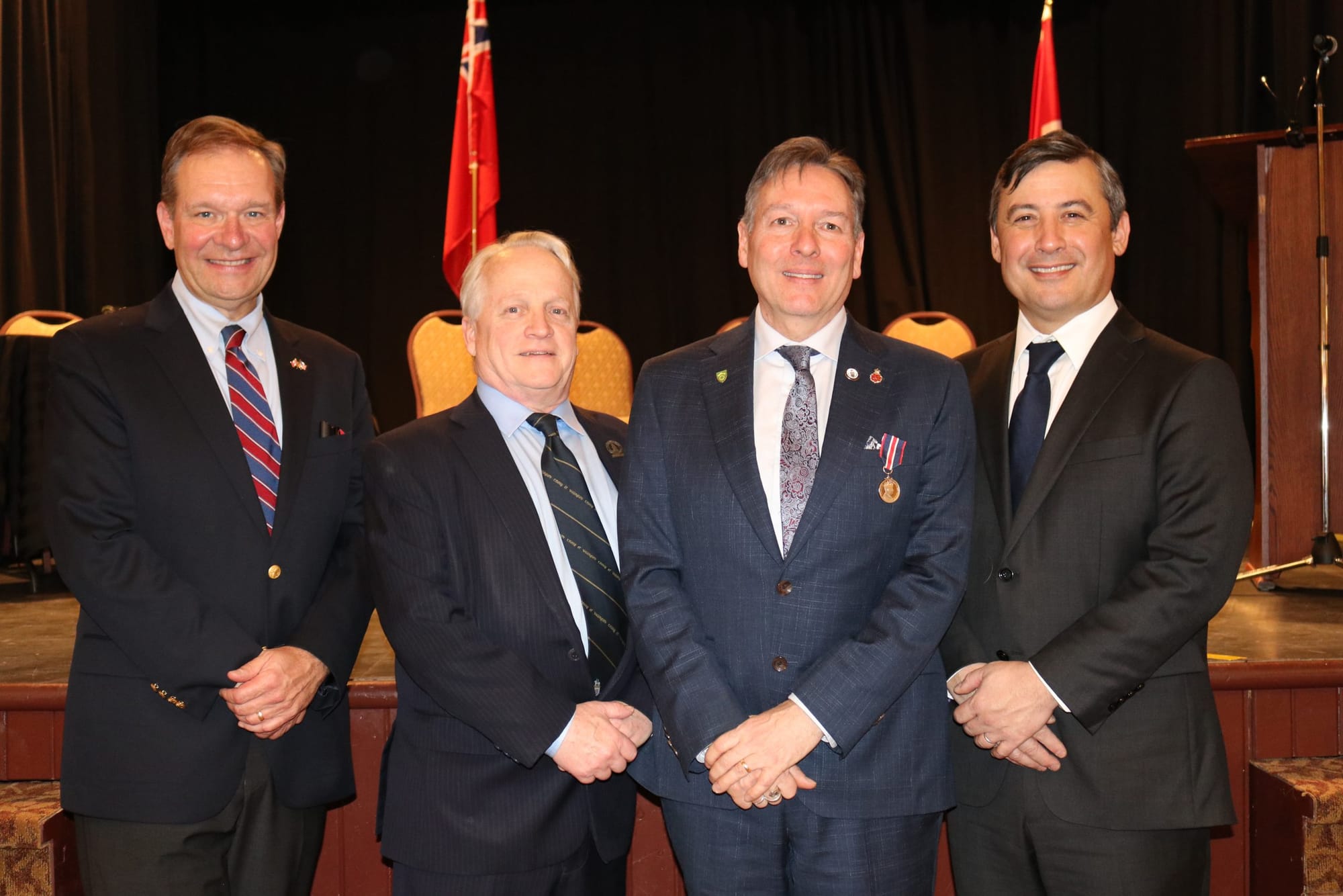 Residents receive coronation medals