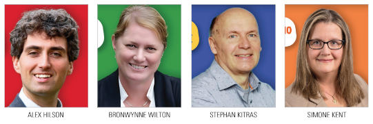 Animated Belwood audience boos, sighs, applauds for candidates