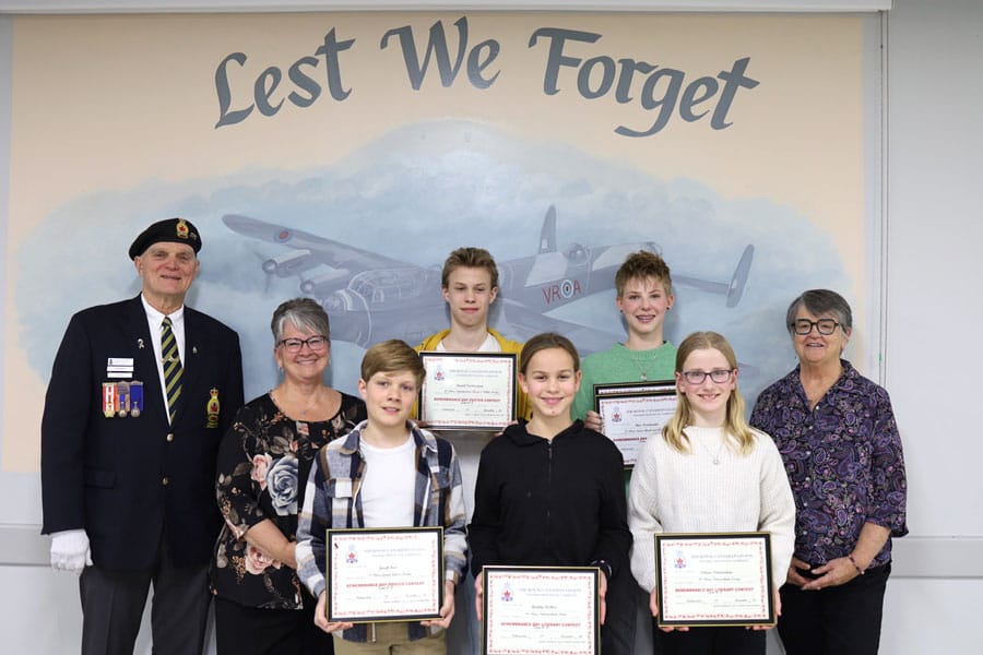 Remembrance Day poster and literary contest winners