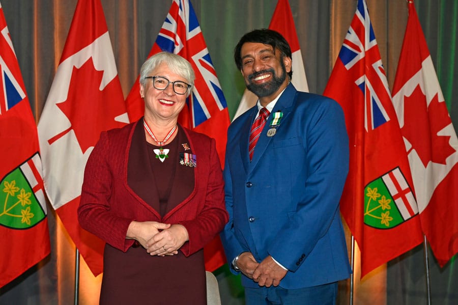 Dr. Raj Khanuja is awarded the Ontario Medal for Good Citizenship