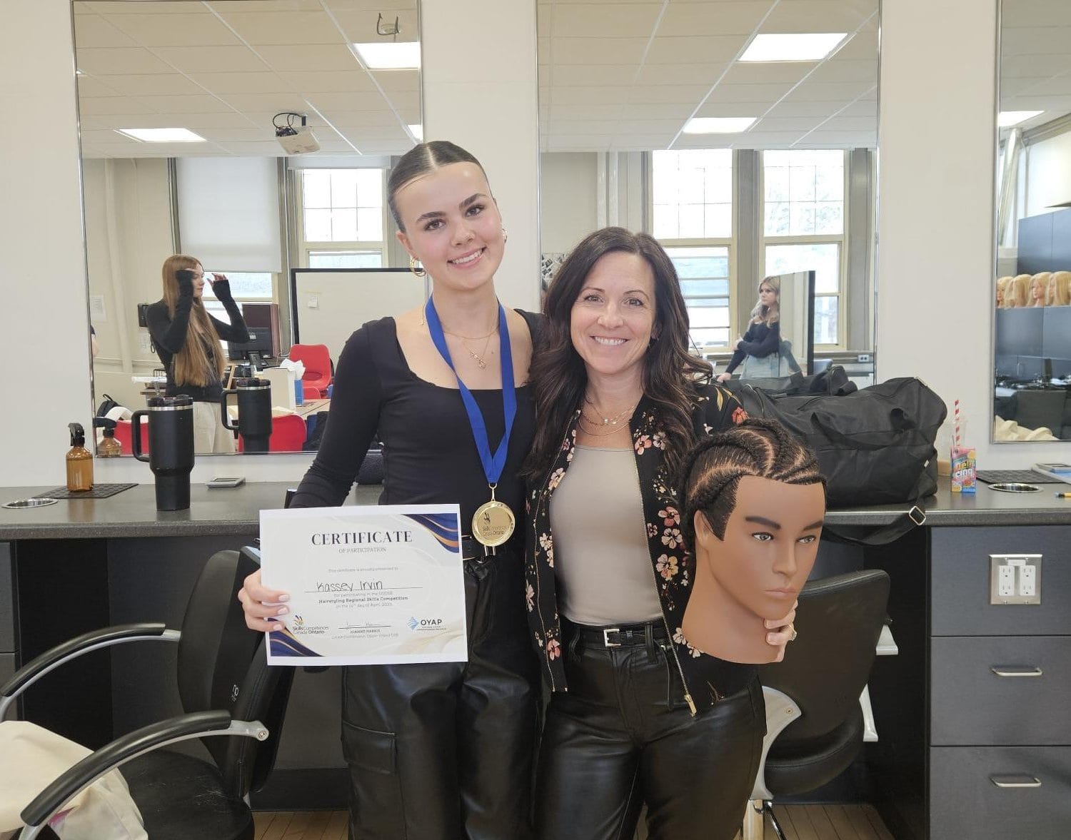 NDSS student wins gold at Regional Cosmetology Skills Competition