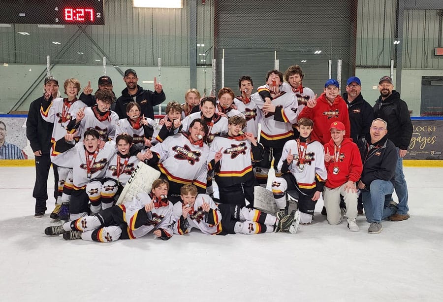 Centre Wellington Fusion U15 Select team celebrate first-place win