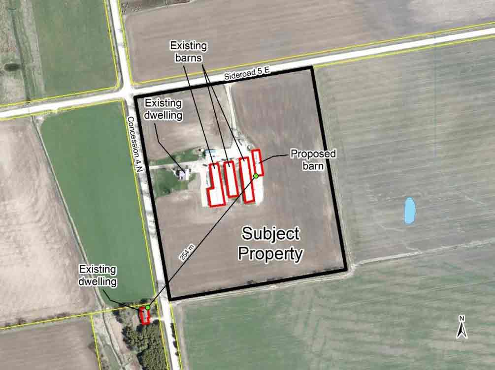 Minor variances approved for pig barns on two farms