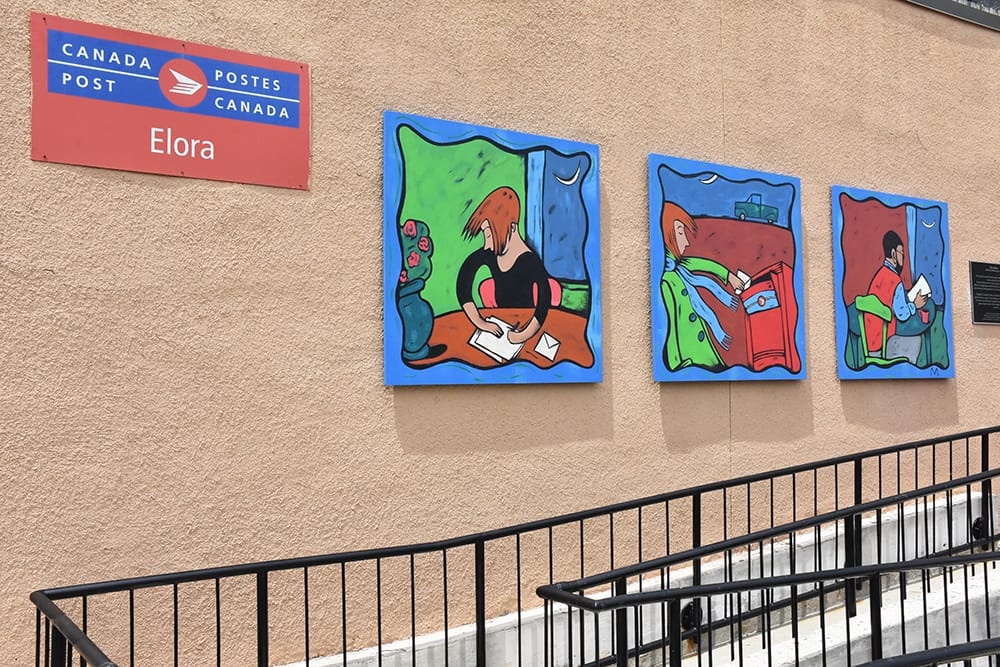 Iconic Elora artwork has been revived, returned to post office