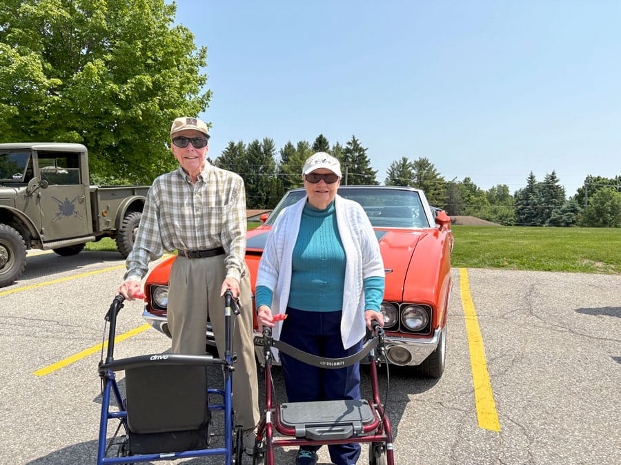 Heritage River Retirement Home celebrates Father’s Day weekend with classic cars
