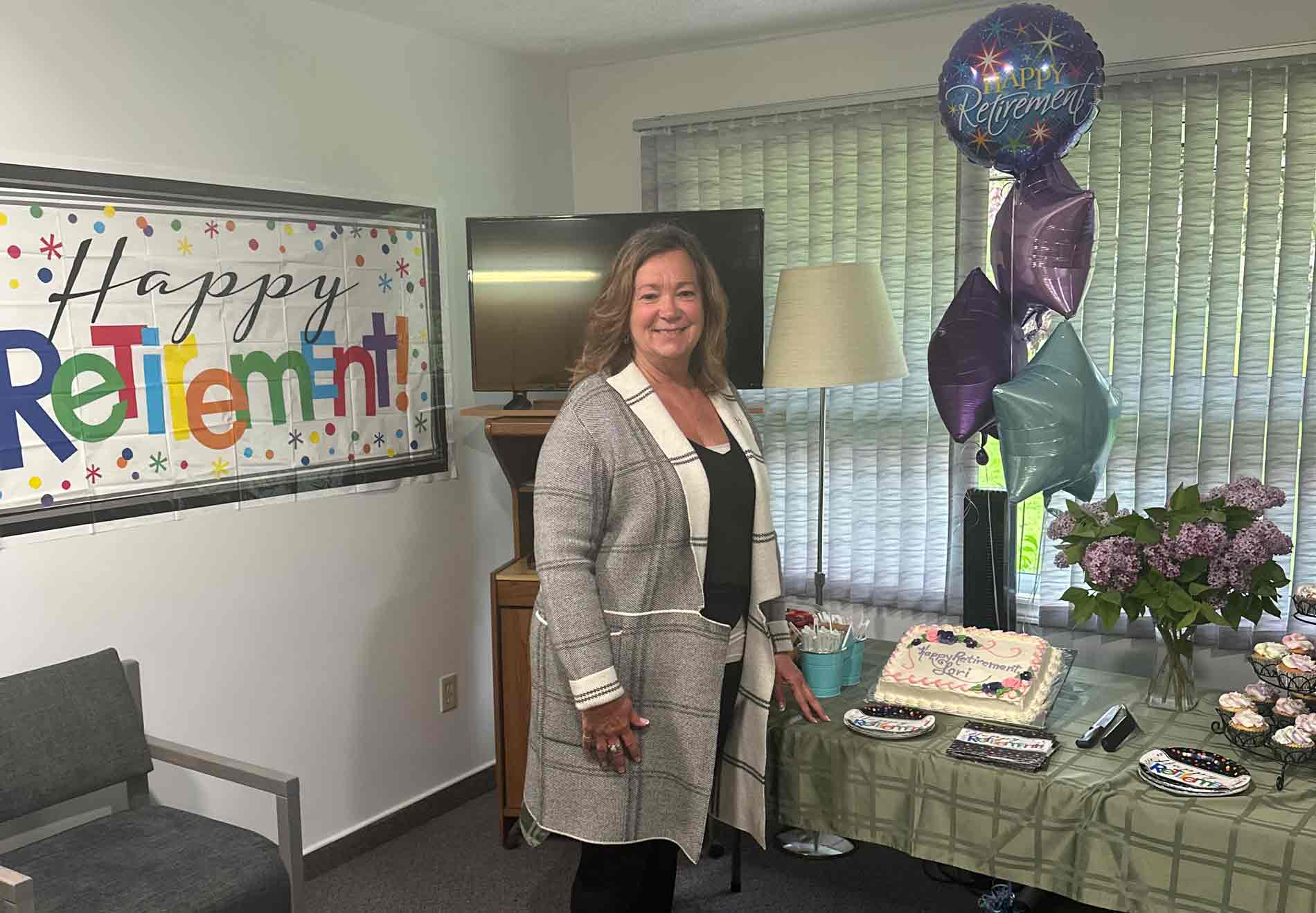 Retirement gathering held for Lori Woodham