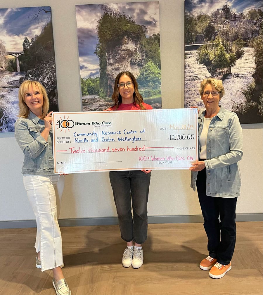 100 Women Who Care Centre Wellington donate to Winter Wear Program