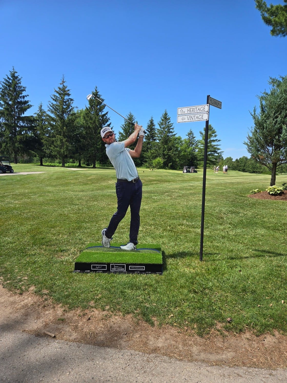 Corey Conners honoured with installation at Listowel Golf Club