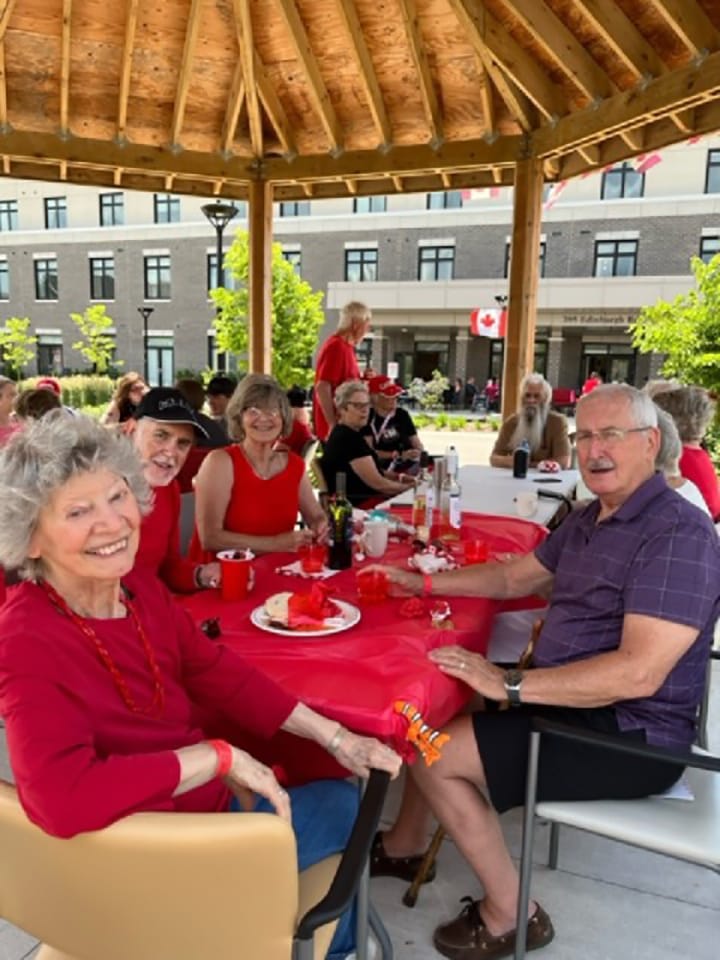 Seniors community Canada Day celebration