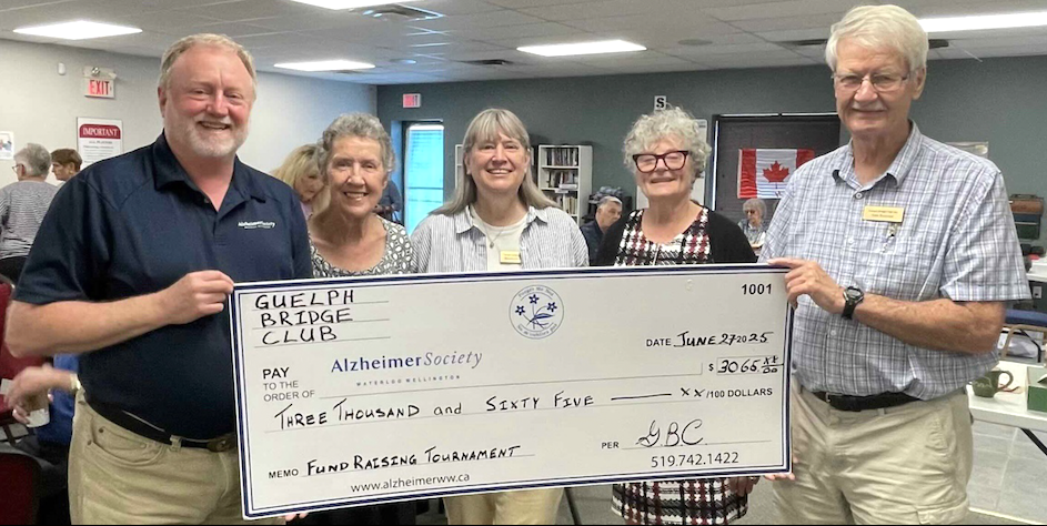 Bridge tournament raises over $3,000 for Alzheimer’s