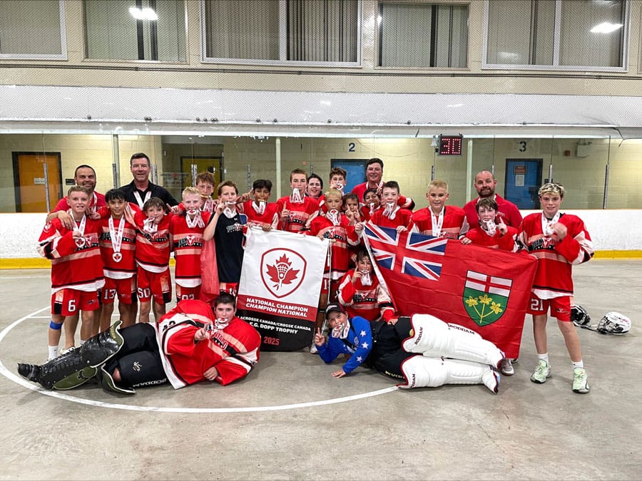 Centre Wellington Minor Lacrosse player becomes national champion