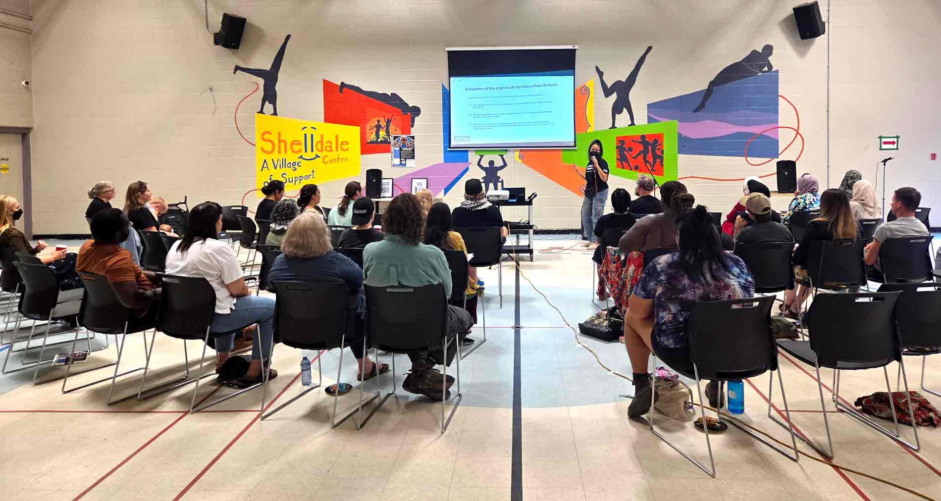 Event highlights concerns about policing in schools