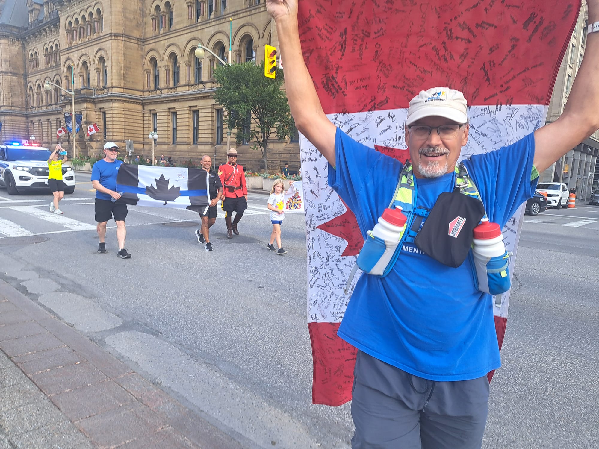 Elmira man aims to be oldest person to run across Canada in support of mental health