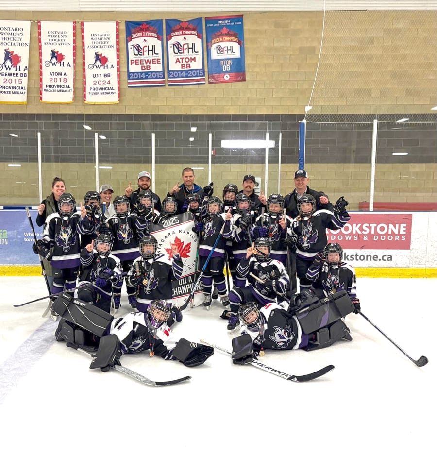 Grand River Mustangs U11 A team win Niagara Rapids Fall Classic