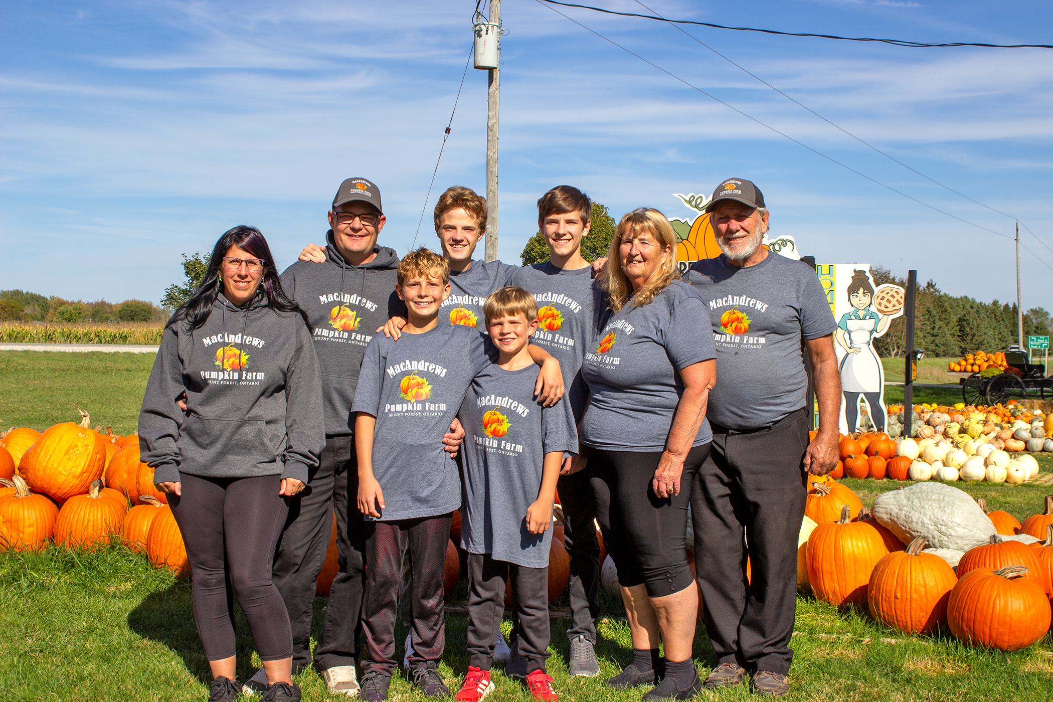MacAndrews Pumpkin Farm is stocked and open for business