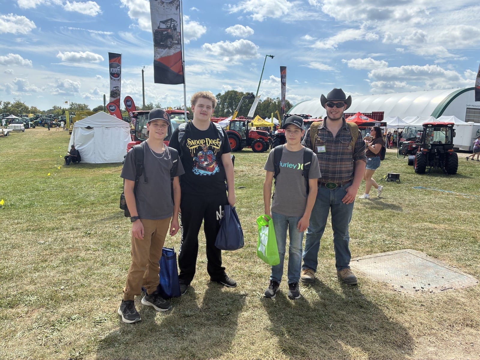 Norwell District Secondary School students visit Outdoor Farm Show