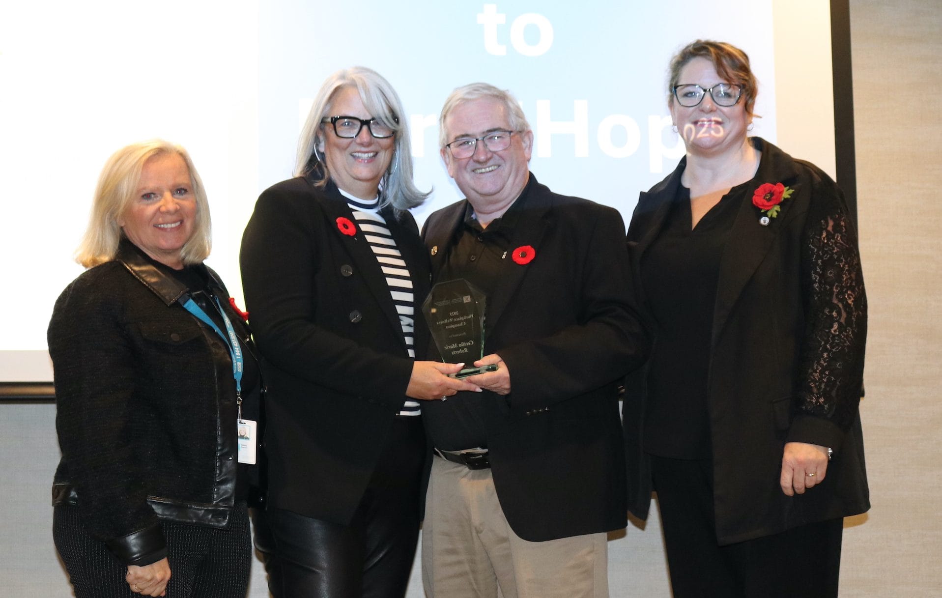 Cecilia Marie Roberts receives CMHA’s Workplace Wellness Champion Award