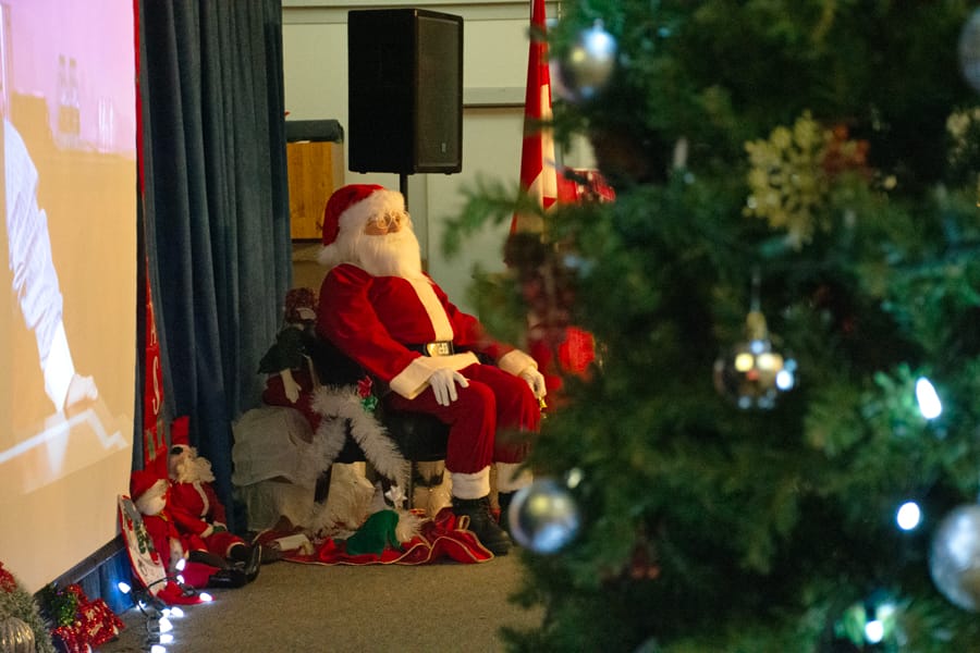 Locals enjoyed a festive breakfast with Santa at the Erin Legion Dec. 14.