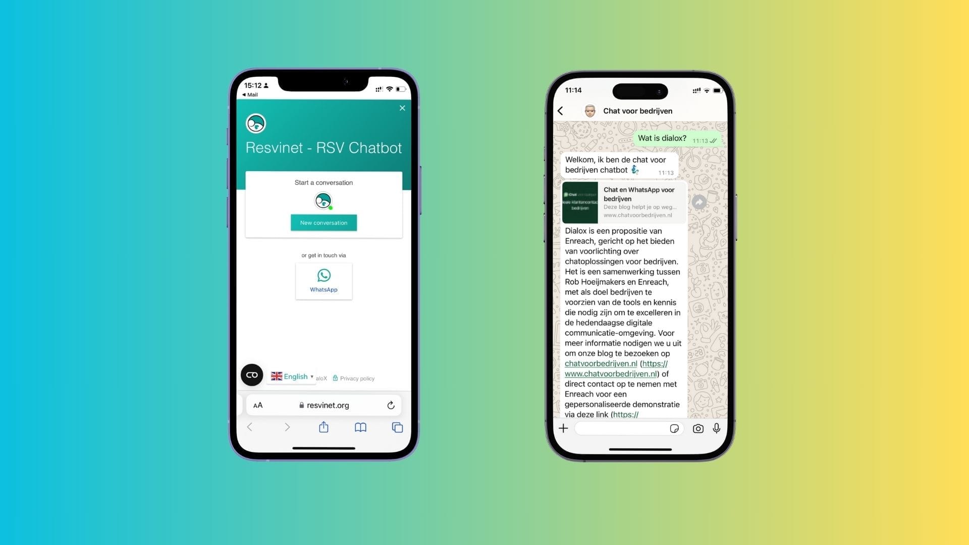 Chat window and WhatsApp