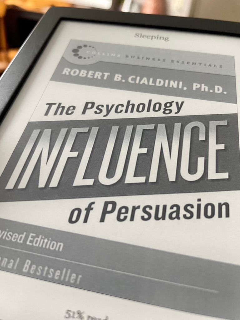 E-book version of the Persuasion, the psychology of persuasion by Robert Cialdini