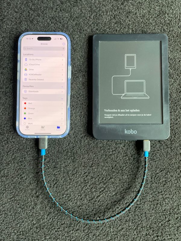 Connecting My Kobo Directly to an iPhone 16 Pro