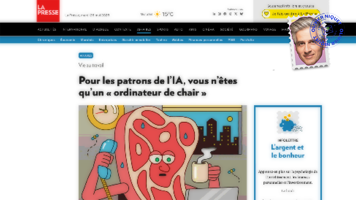 Nous ne sommes que des ordinateurs de chair