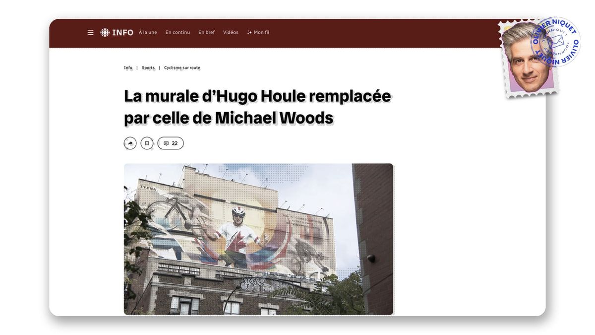 La murale d'Hugo Houle remplacée par celle de Michael Woods