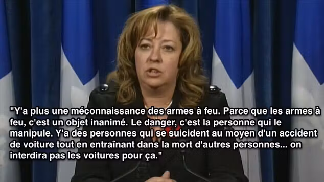 Sylvie Roy, contre le registre des armes à feu Image principale