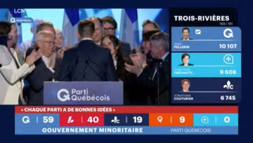 Philippe-Vincent Foisy, après le discours de PSPP Image principale