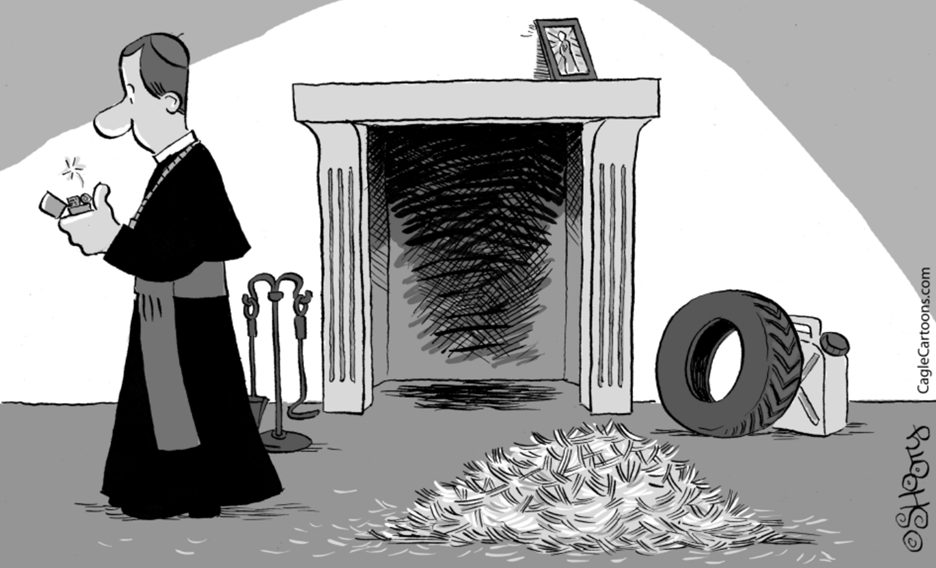 Cartoon of a person in a robe standing in front of a fireplace

AI-generated content may be incorrect.