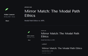 Mirror Match: The Modal Path Ethics