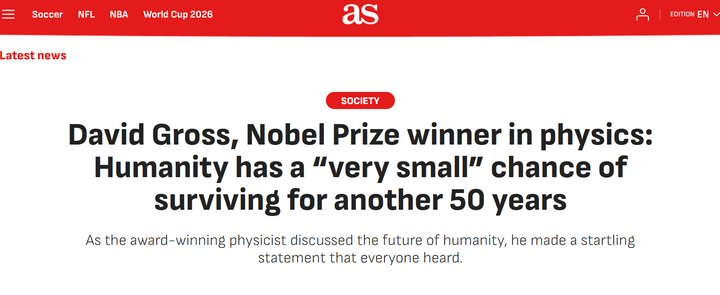 Humanity Does Not Possess a Radioactive Half-Life