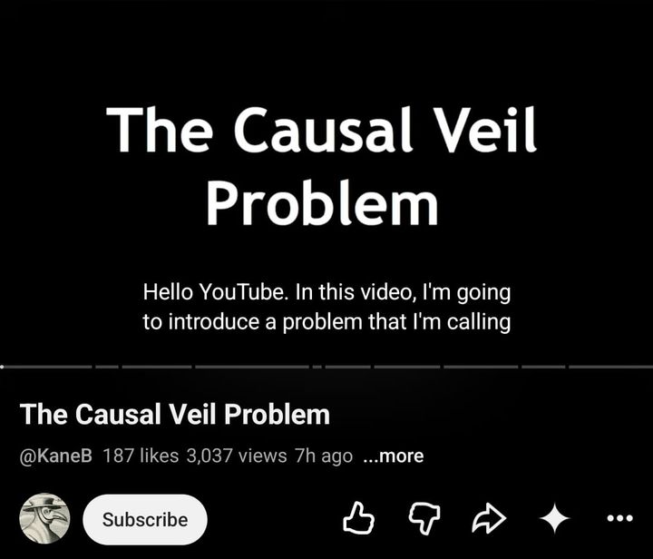 The Causal Veil Carries Structure