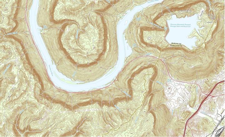 Five Maps of One River