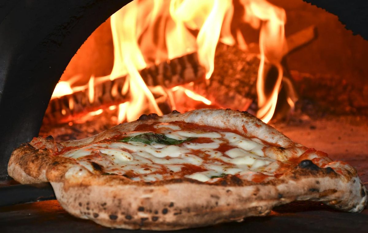 Not quite the fires of Mount Doom, but hot enough for pizza!
