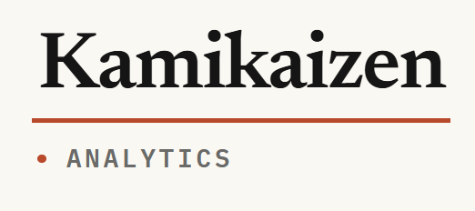 Kamikaizen Analytics