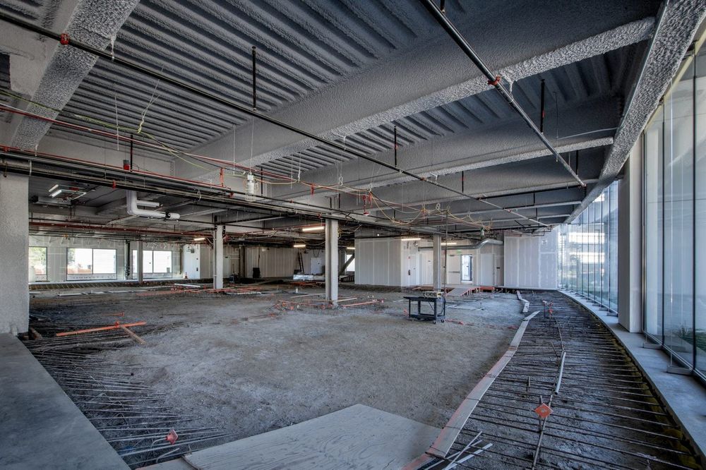 Downtown Denver office building undergoing residential conversion