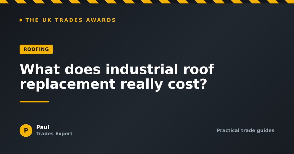 What does industrial roof replacement really cost?
