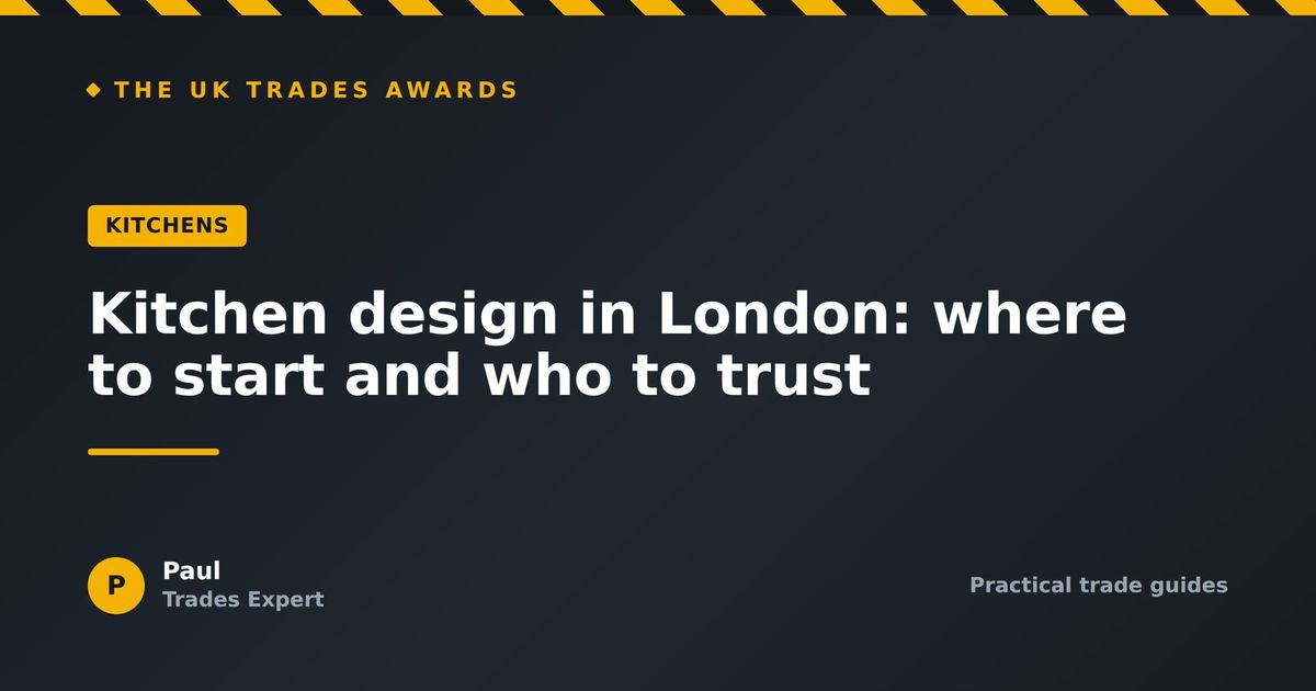 Kitchen design in London: 5 names to trust